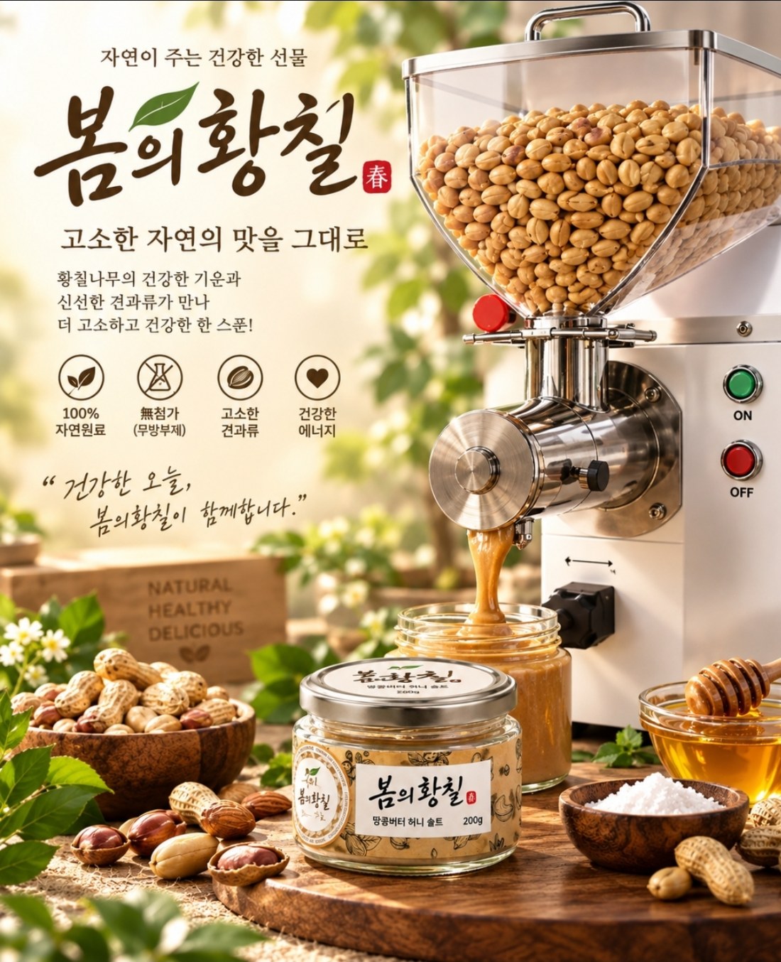 봄의 황칠 버터 직석 머신기