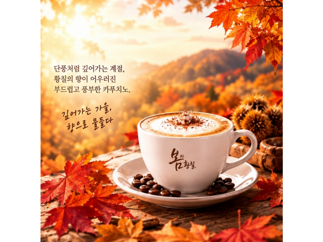 황칠 라떼 커피