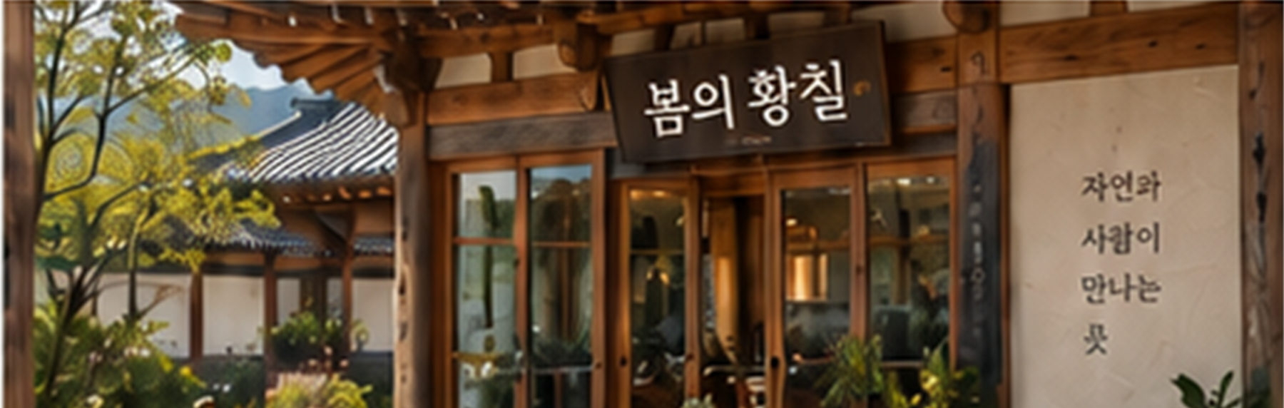봄의 황칠 한옥 문화공간